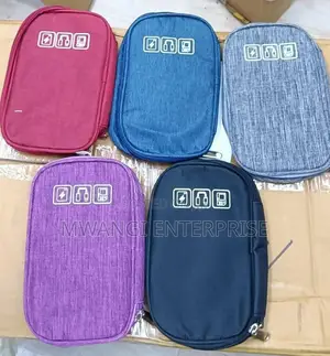 Portable Cable Organizer Storage Bag 19x12.5cm
