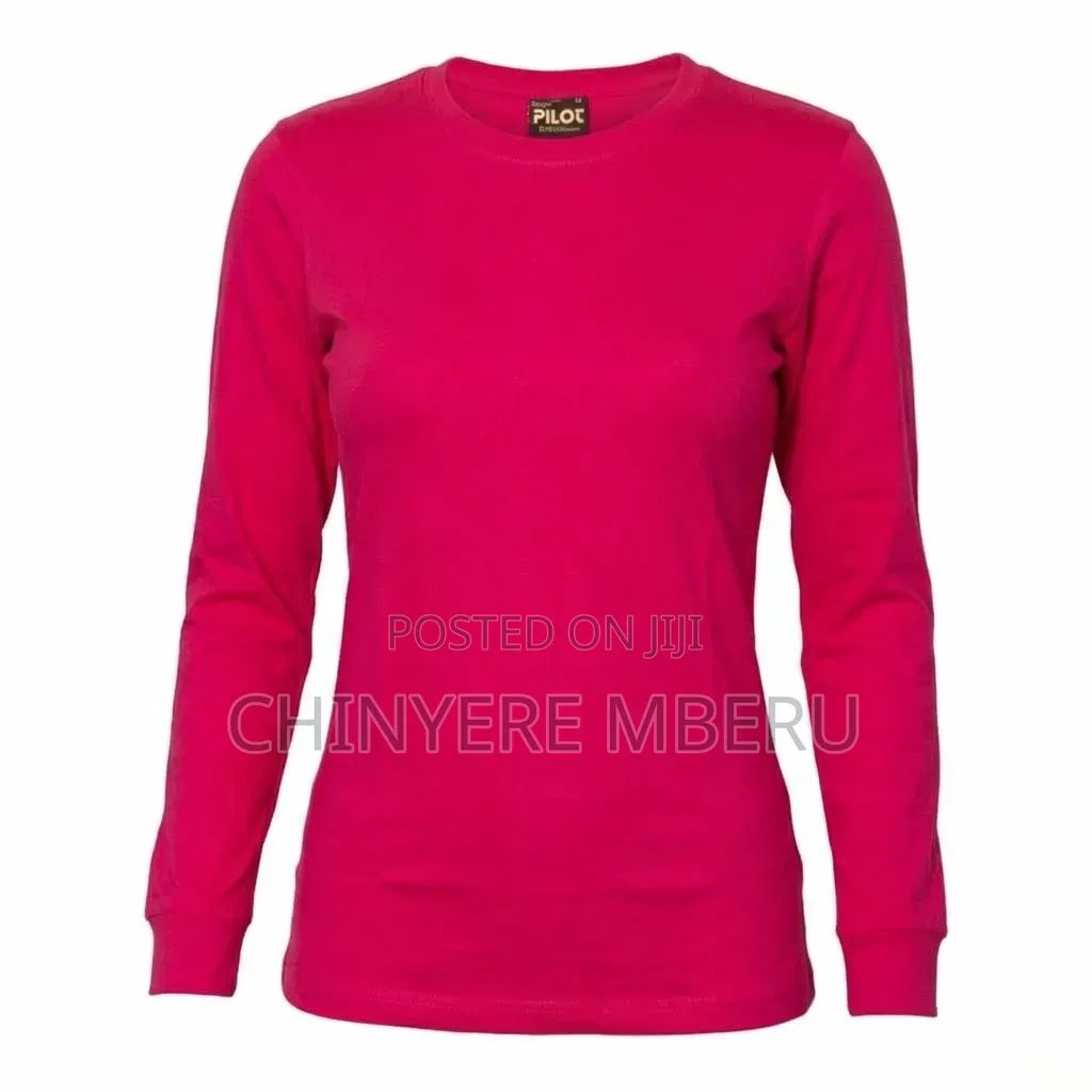Slim Fit Pink Long Sleeve Shirt