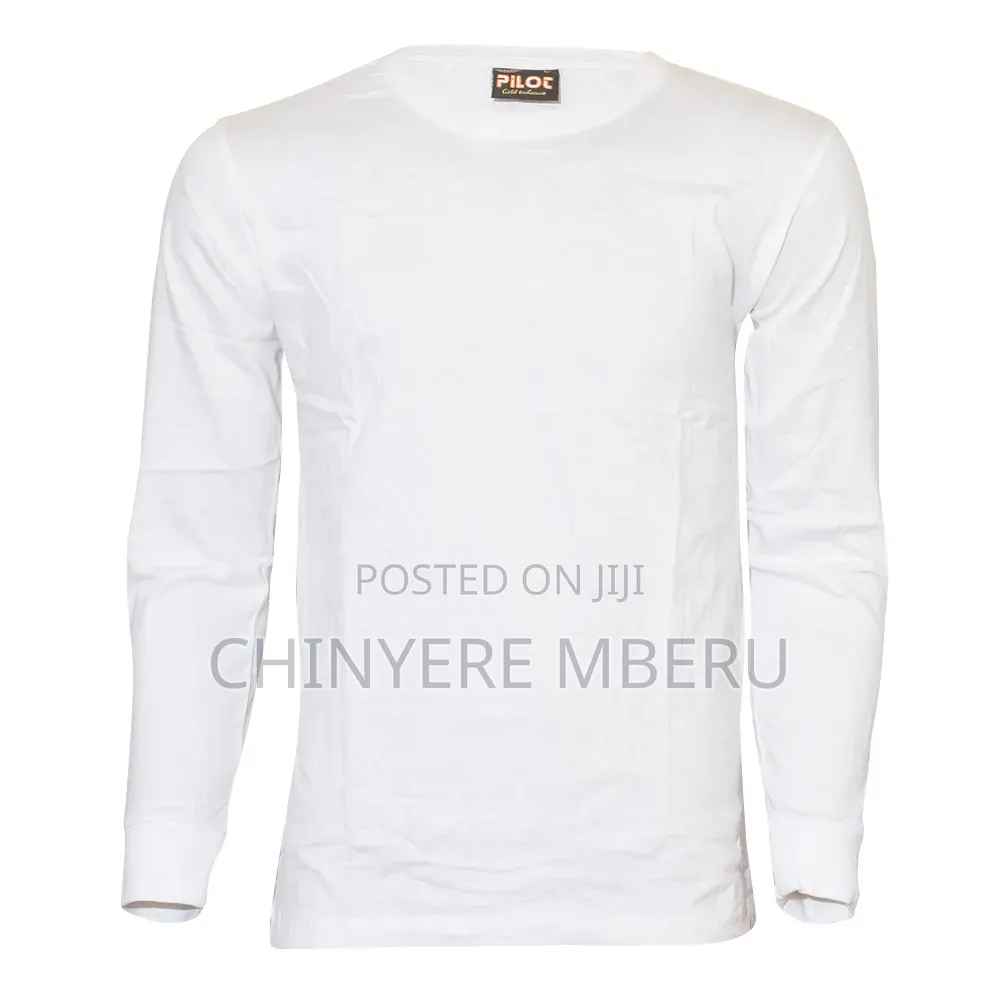 Slim Fit White Long Sleeve Shirt