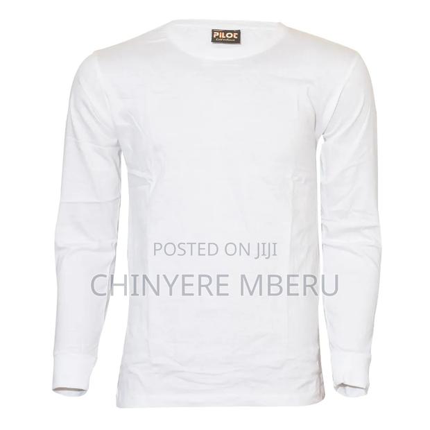 Slim Fit White Long Sleeve Shirt