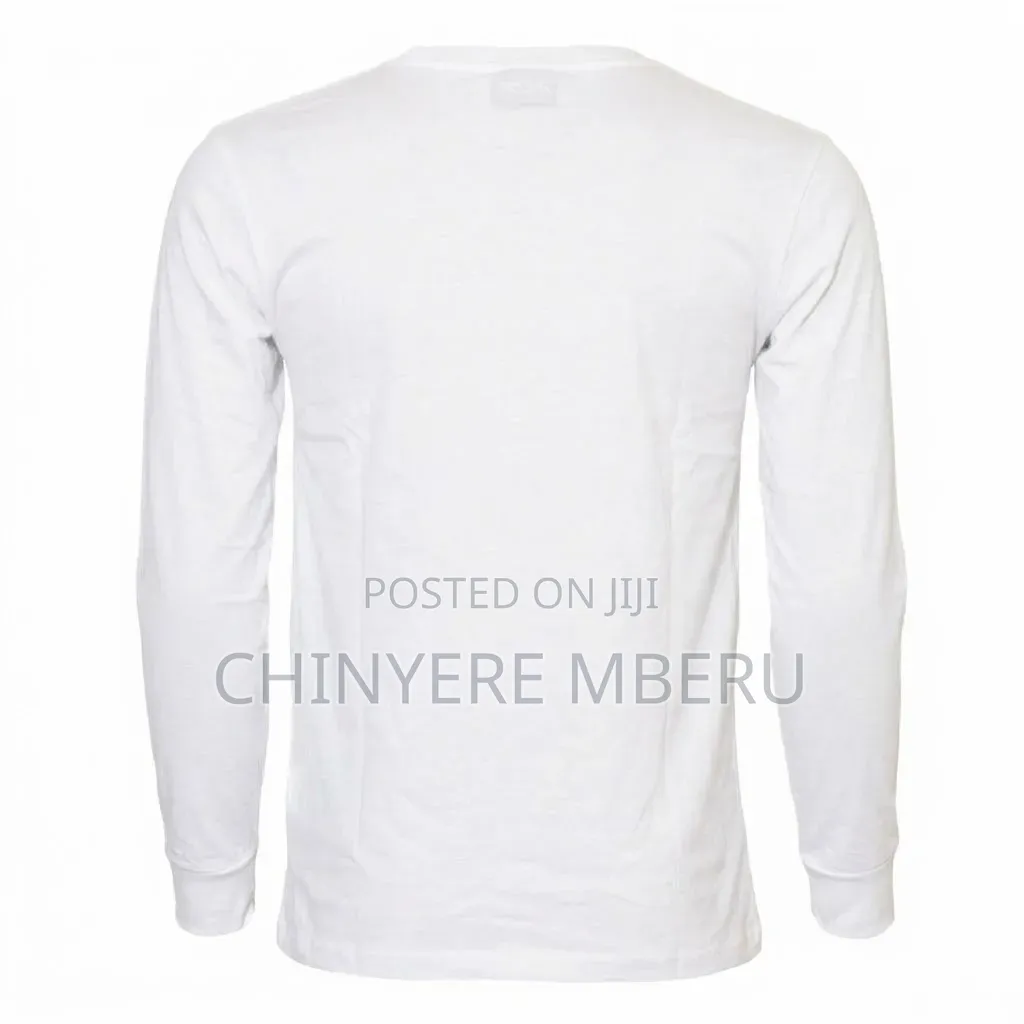 Slim Fit White Long Sleeve Shirt