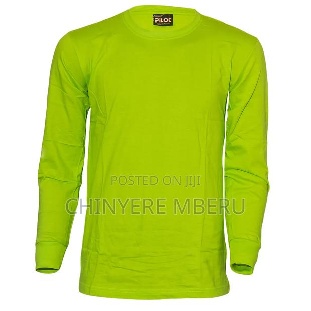 Slim Fit Green Long Sleeve Shirt
