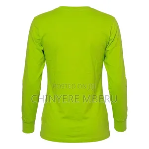 Slim Fit Green Long Sleeve Shirt