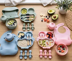 6-Piece Baby Silicone Feeding Set - Owl DesignFeatures: , 6-12 Months