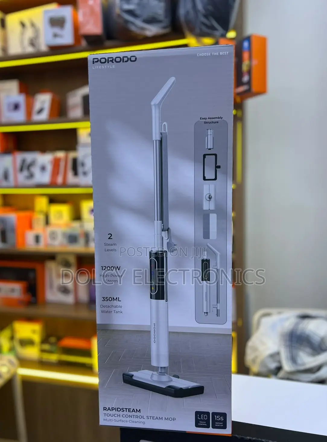 Porodo RapidSteam Touch Control Steam Mop