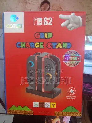 COTECI Nintendo Switch S2 Grip Charge Stand (4-in-1 Joy-Con Charger)