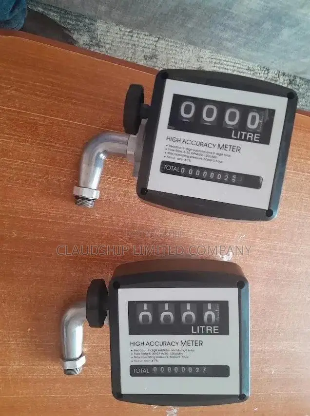 Mechanical 4 Digit Fuel Flow Meter