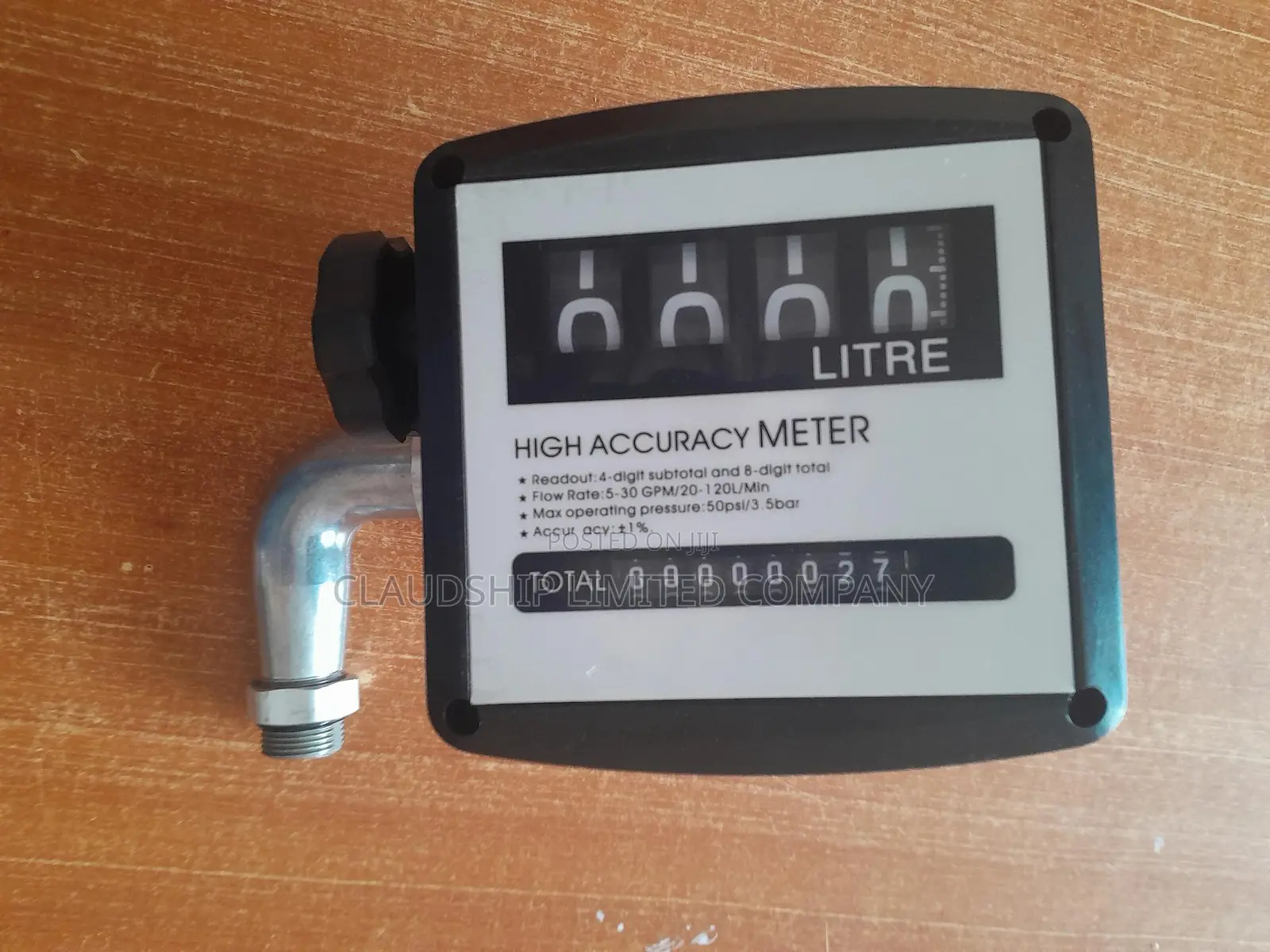 Mechanical 4 Digit Fuel Flow Meter