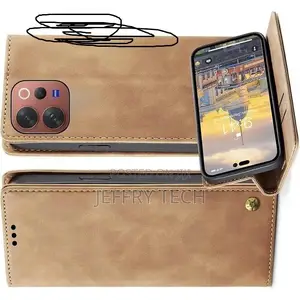 Caseme CompatiVivo V70 5G Flip Cover Leather Wallet Stand Complete Pro