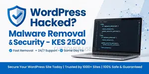 WordPress Hacked? Malware Removal KES 2500