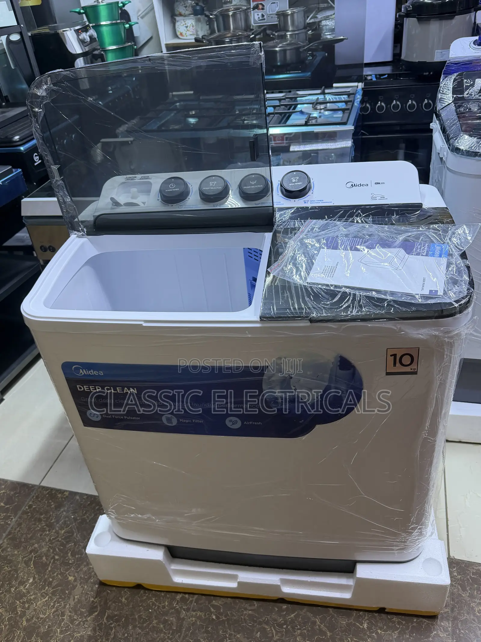 Midea 10kgs Twin Tub Washing Machine at Ksh22999
