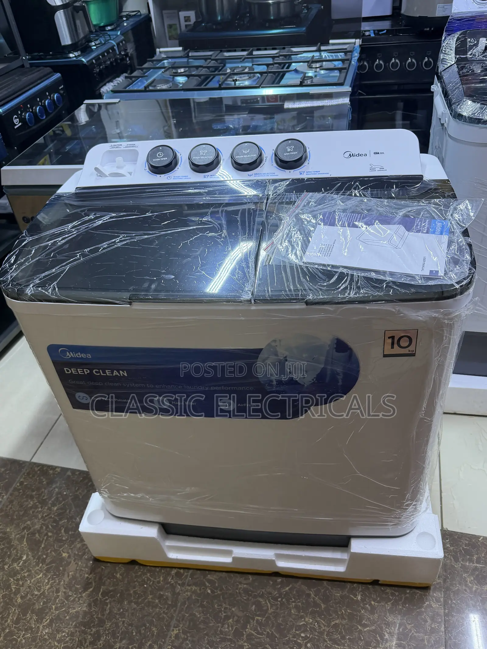 Midea 10kgs Twin Tub Washing Machine at Ksh22999