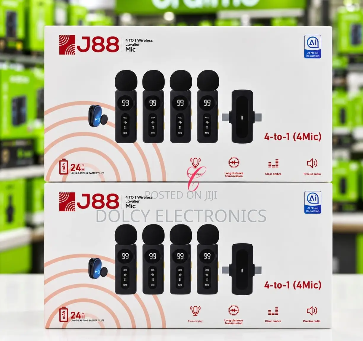 J88 Wireless Lavalier Microphone