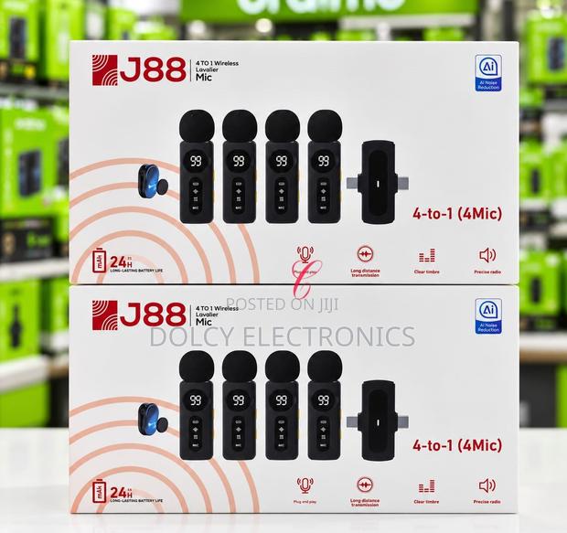 J88 Wireless Lavalier Microphone - main view