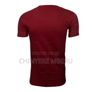 Slim Fit Maroon Short Sleeve Shirt
