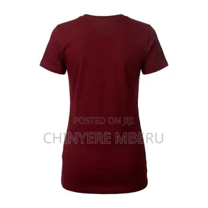 Slim Fit Maroon Short Sleeve Shirt