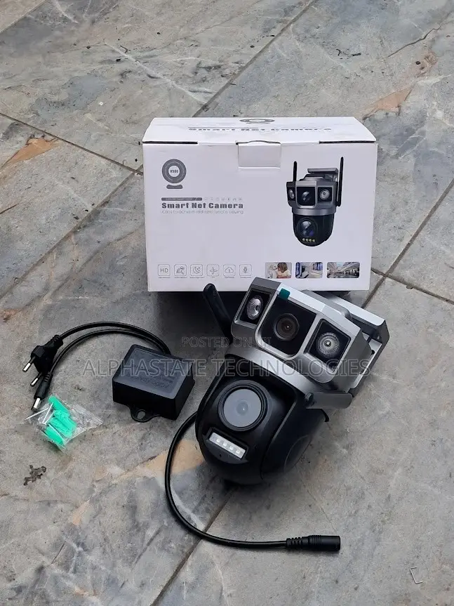 Electric Powered Dual Lens 4G PTZ CCTV