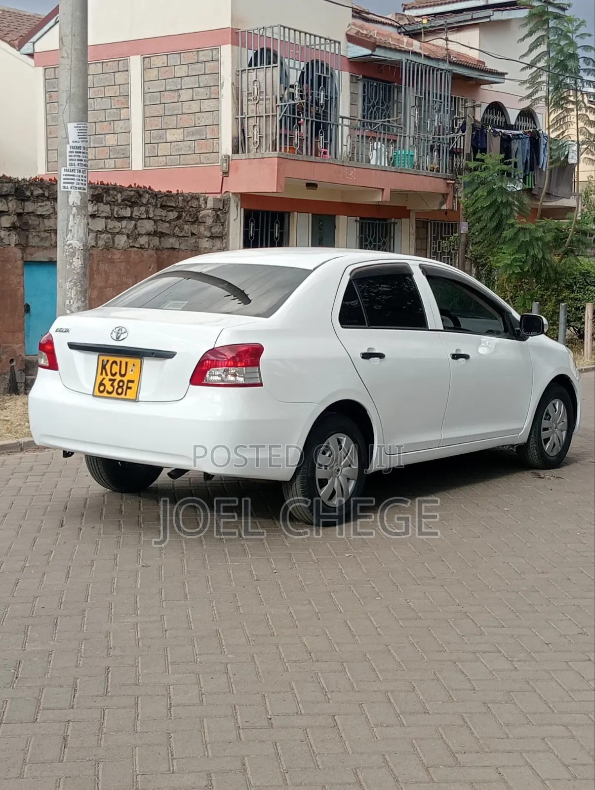 Toyota Belta 2012 White