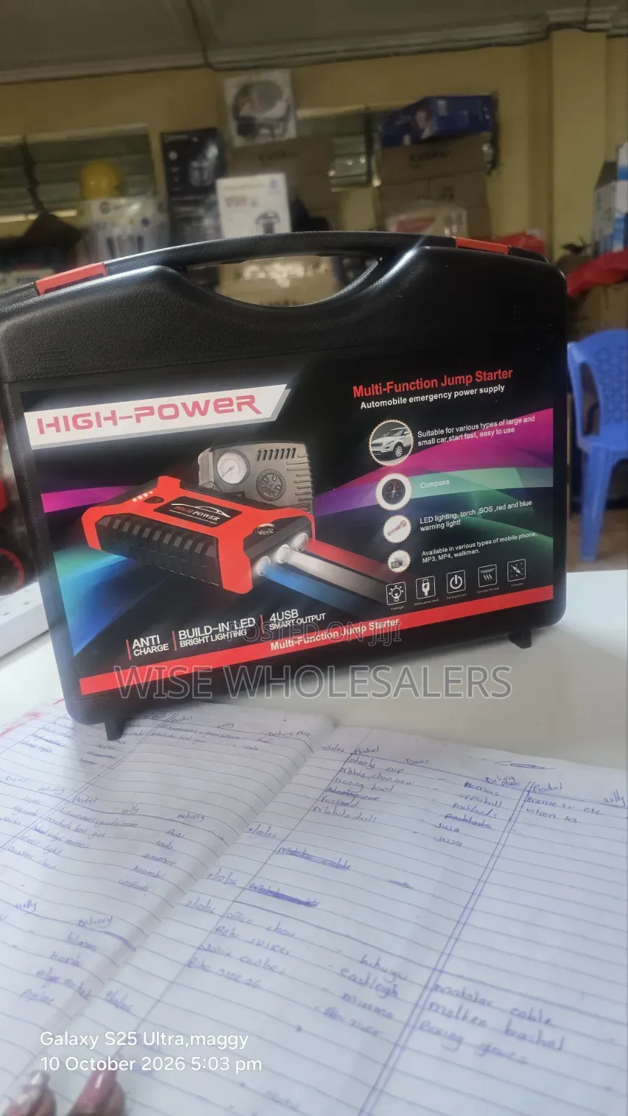 High Power Multi-Function Car Jump Starter Kit^