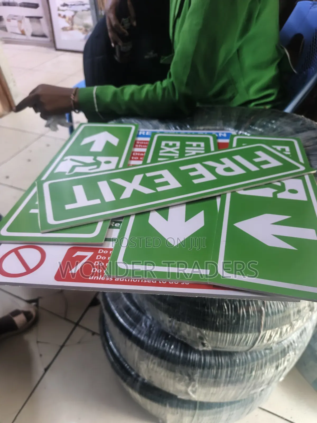 Fire Safety Exit Sign