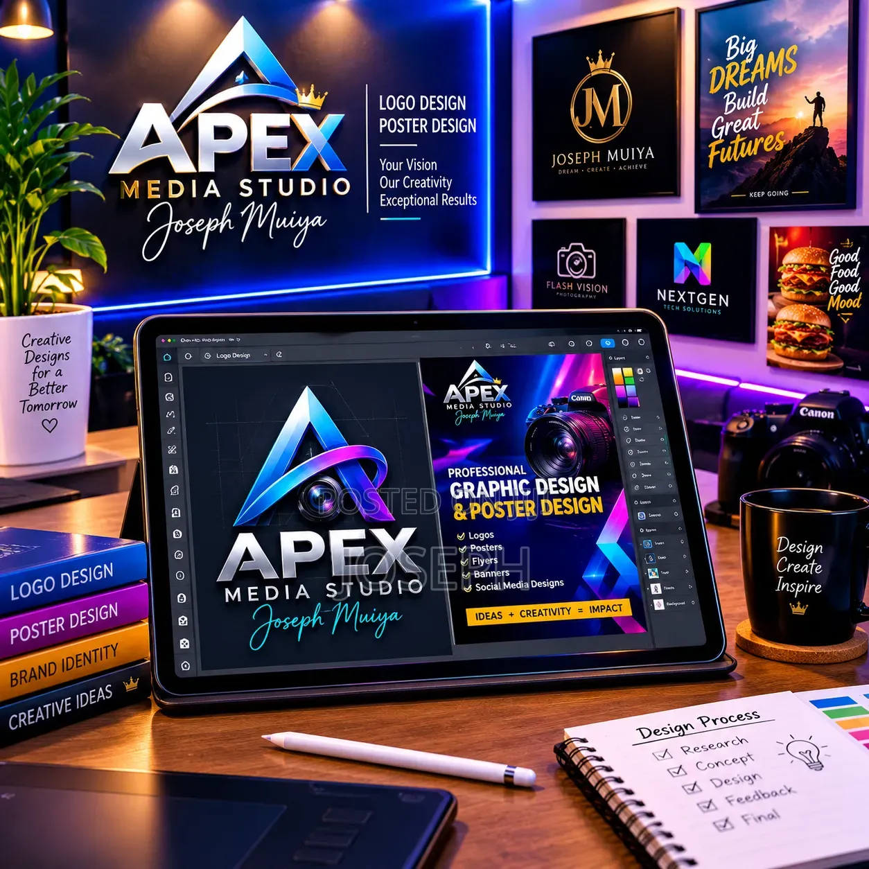 Apex Media Studio/Logo Making and Posters