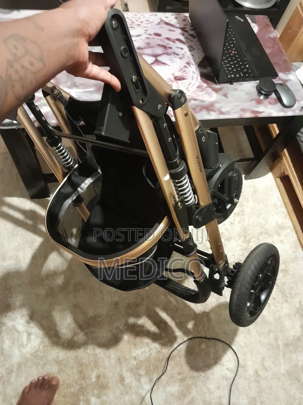 3 In1 Kikkaboo Baby Stroller