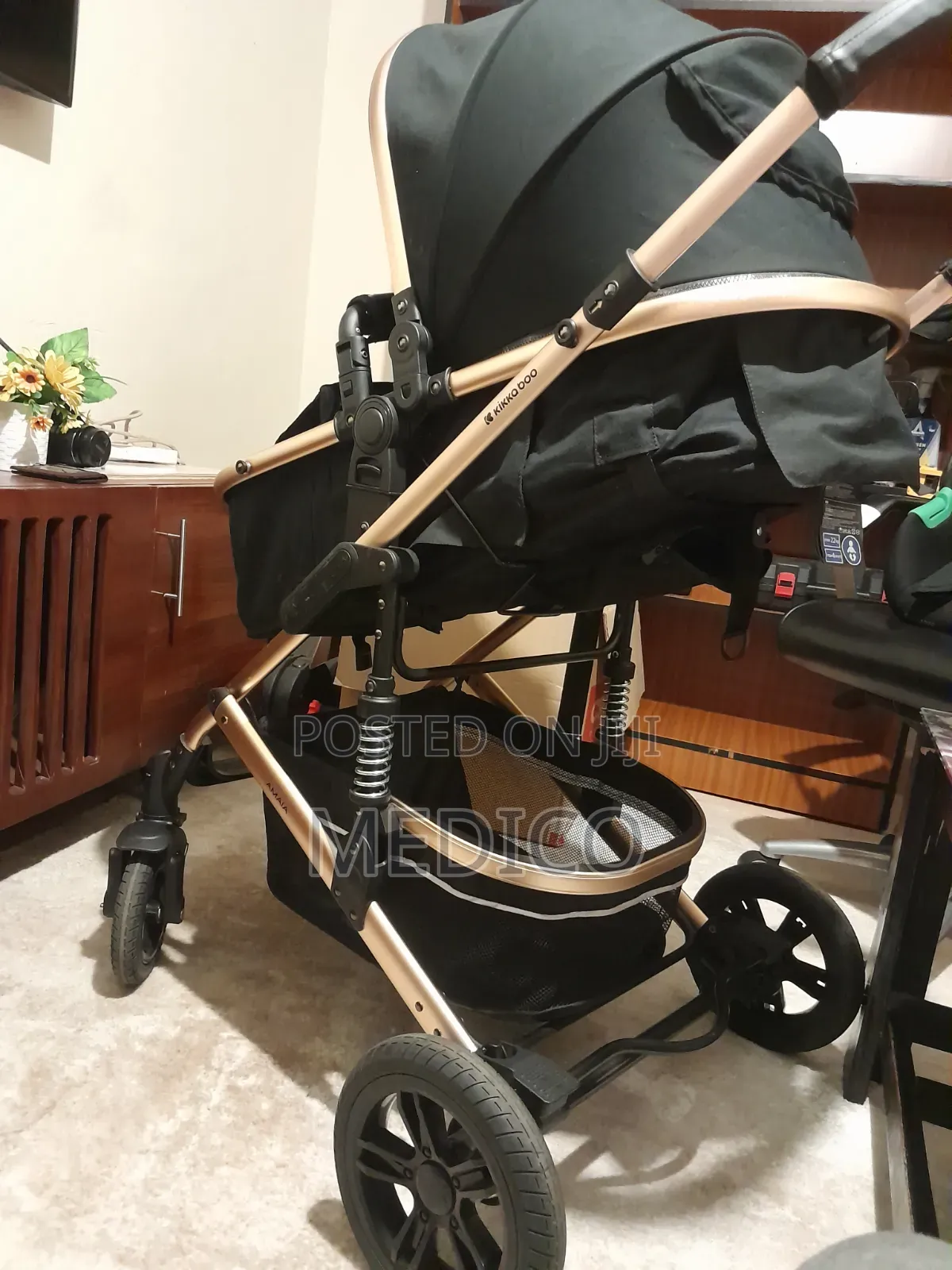 3 In1 Kikkaboo Baby Stroller