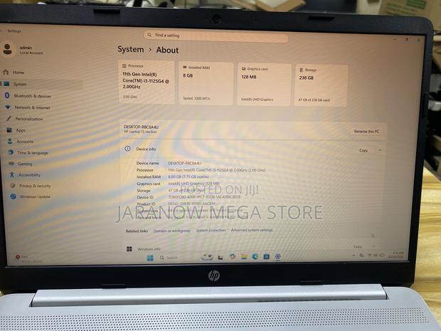 Laptop HP 15 8GB Intel Core i3 SSD 256GB - thumbnail 8