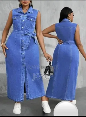Sleeveless Denim Dress