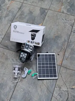 Dual Lens Solar Security Camera With 4G Network