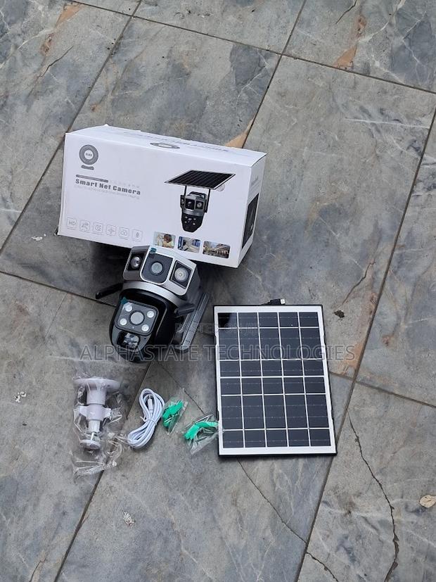 Dual Lens Solar Security Camera With 4G Network - main view