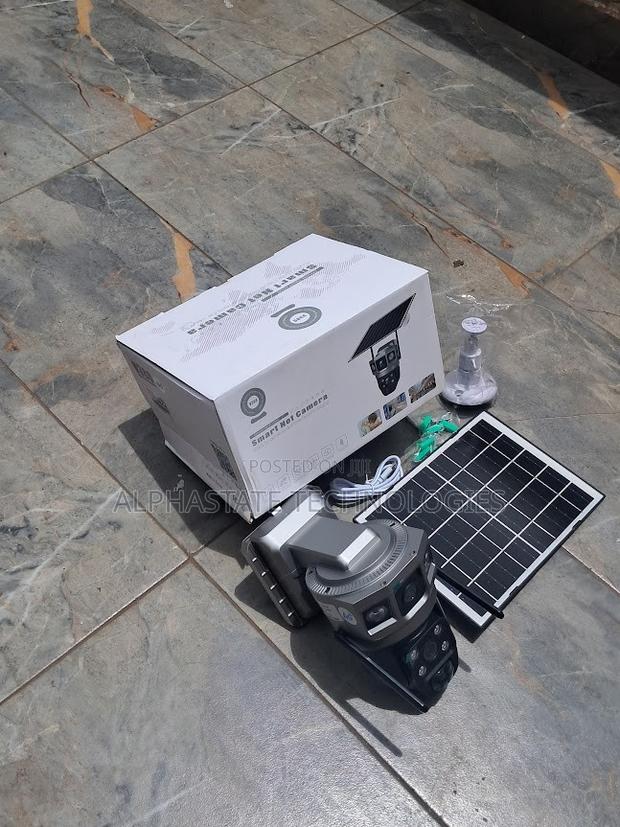 V380 4G Solar Powered Dual Lens PTZ CCTV Security Camera - main view