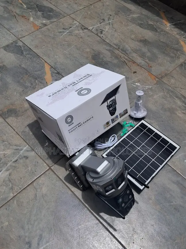 V380 4G Solar Powered Dual Lens PTZ CCTV Security Camera