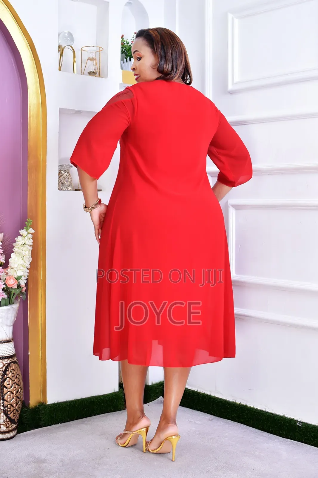 Fitting Dress With Cover Up