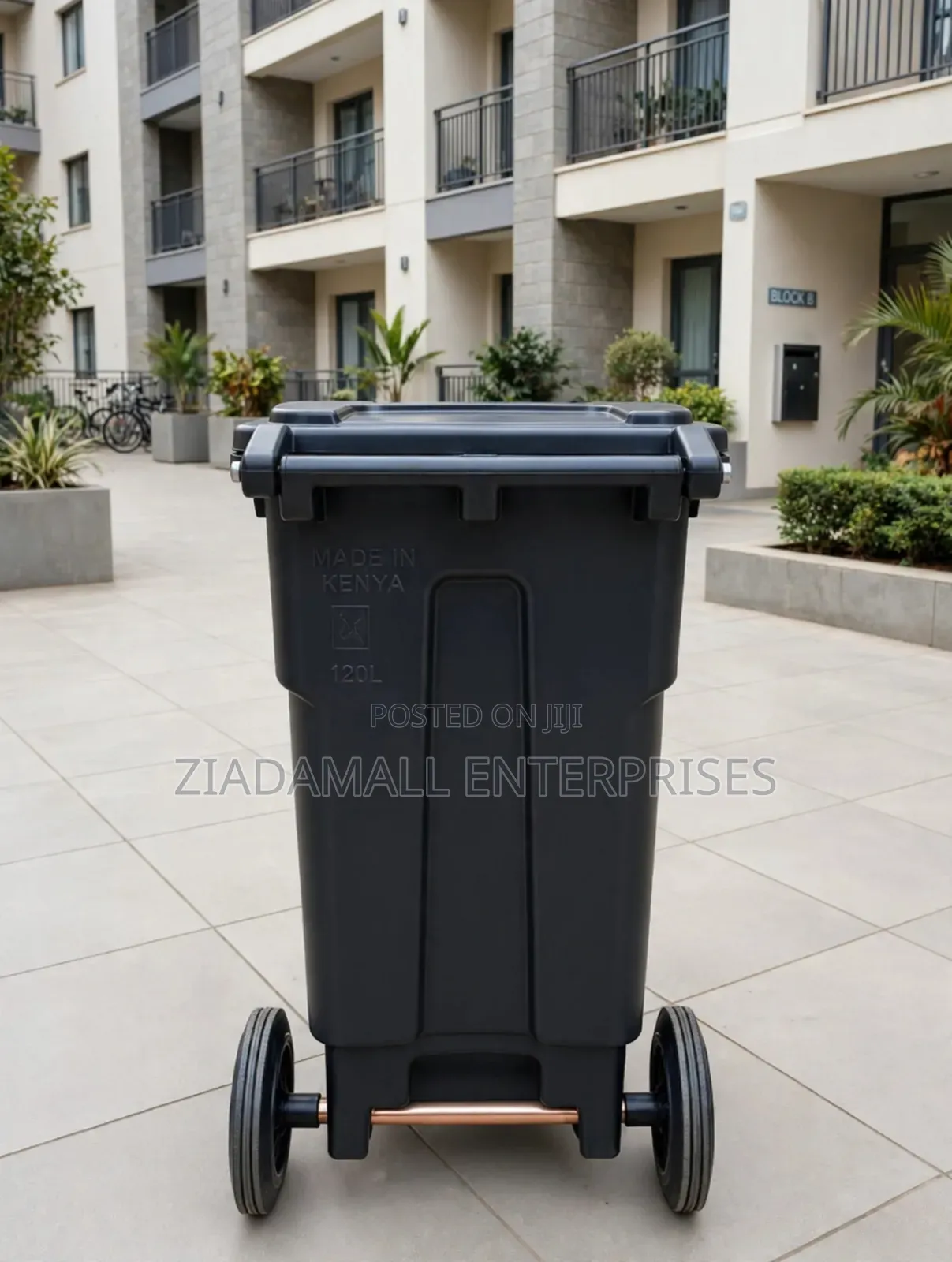 Heavy Duty Garbage Bag
120 Litres
With Wheels Sks* 