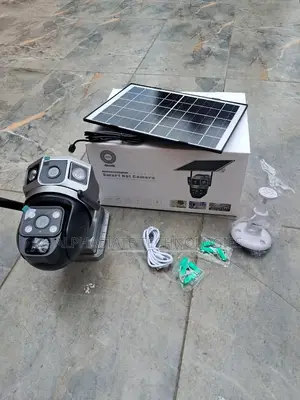 V380 4G Dual Lens Solar Powered CCTV Camera