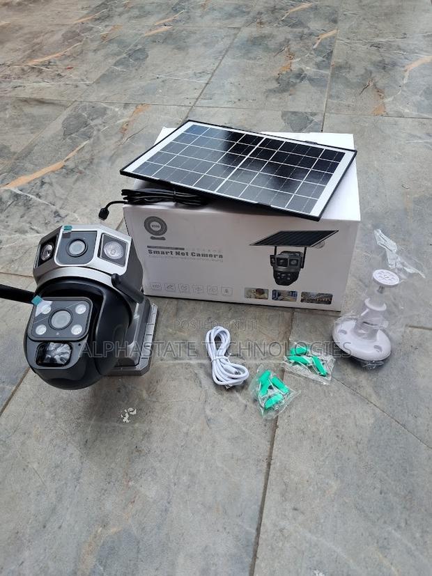 V380 4G Dual Lens Solar Powered CCTV Camera