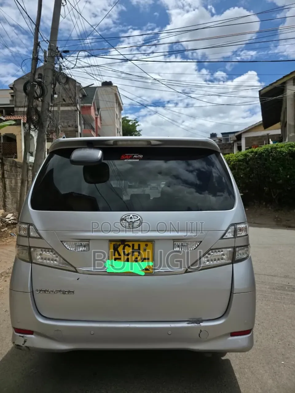Toyota Vellfire 2009 Silver