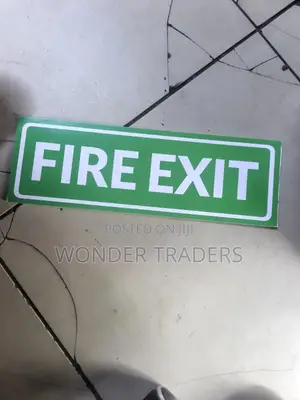 Fire Exit Sign Fire Exit Sign Fire Exit Sign