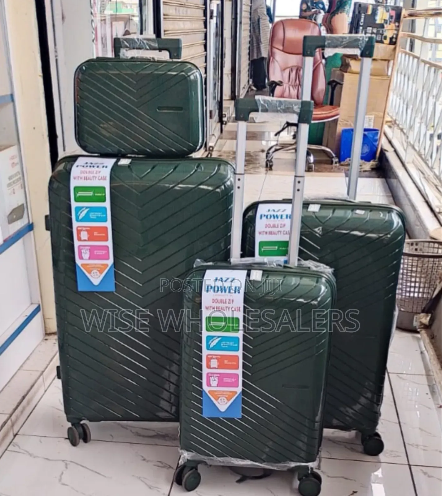 4 in 1 Rubber Suitcase Unbreakable Bag