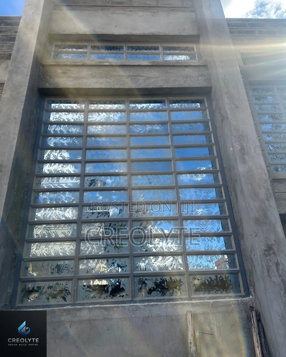Custom Textured Glass Window | Fixed Glazing
