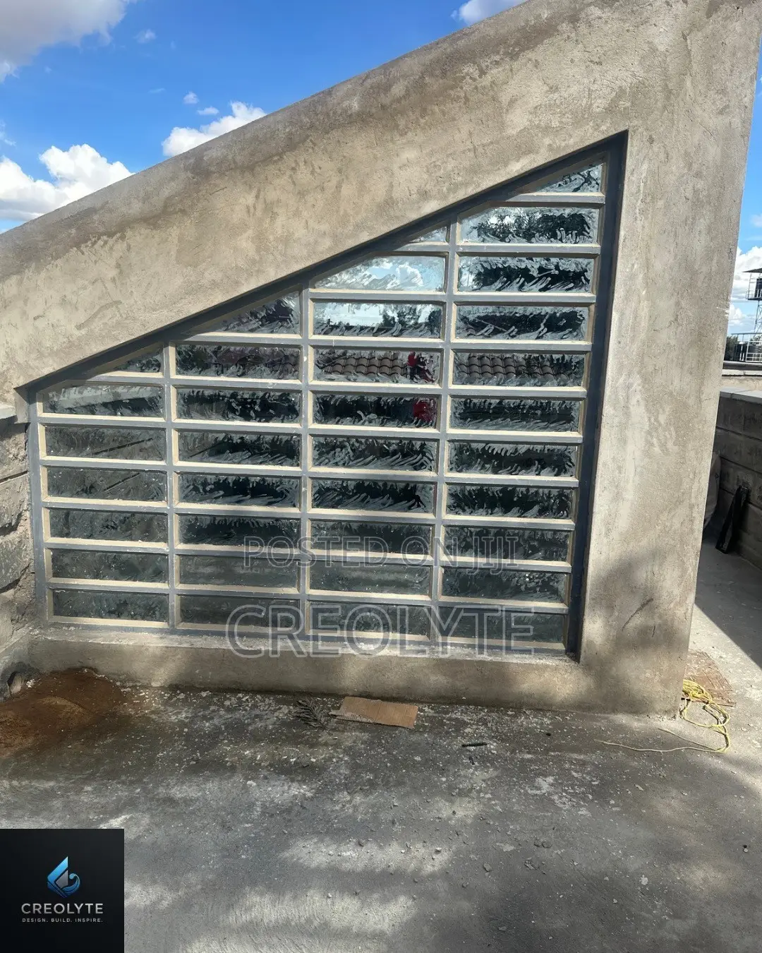 Custom Textured Glass Window | Fixed Glazing