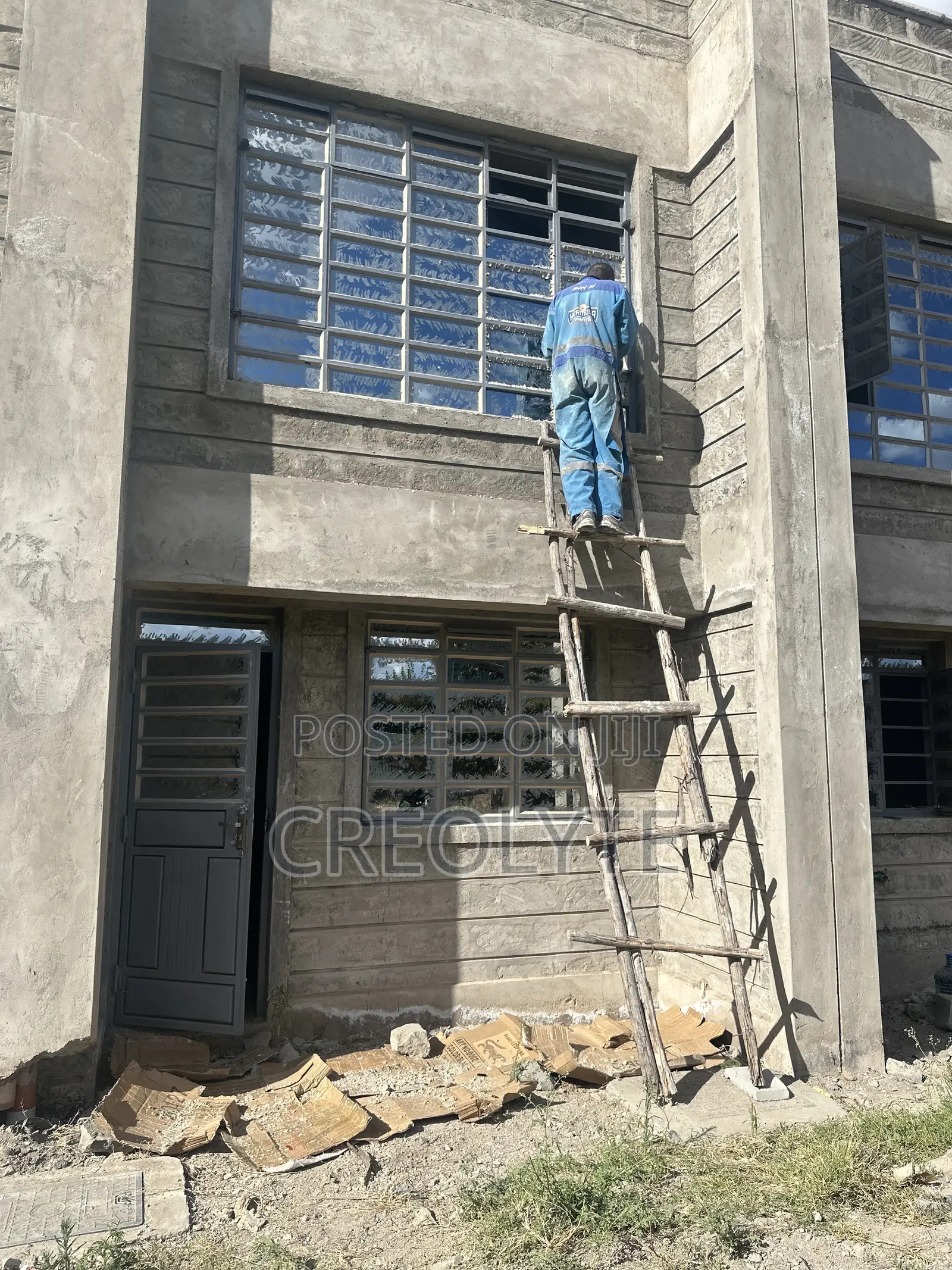 Custom Textured Glass Window | Fixed Glazing
