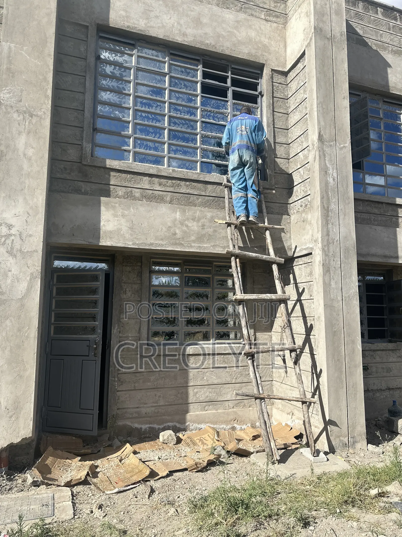 Custom Textured Glass Window | Fixed Glazing