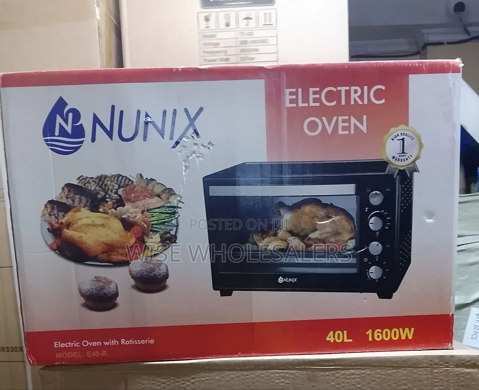 Nunix 40L Multi-Function Baking Oven
