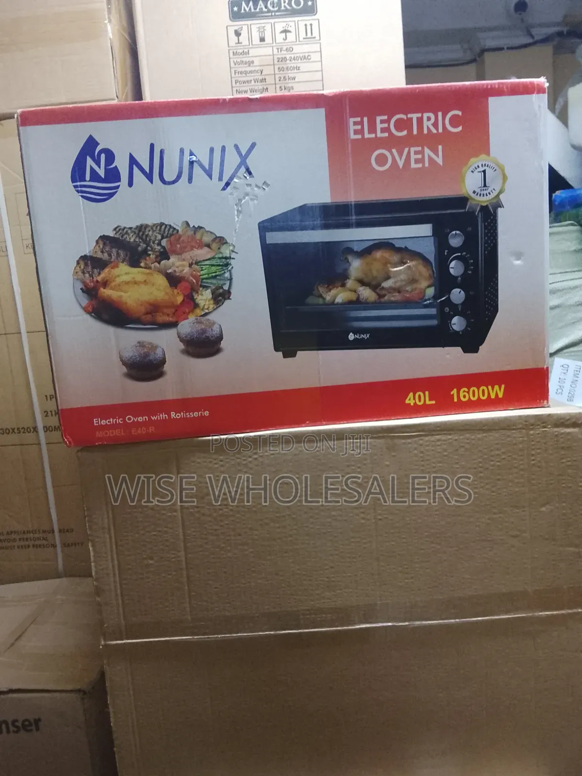 Nunix 40L Multipurpose Electric Baking Oven