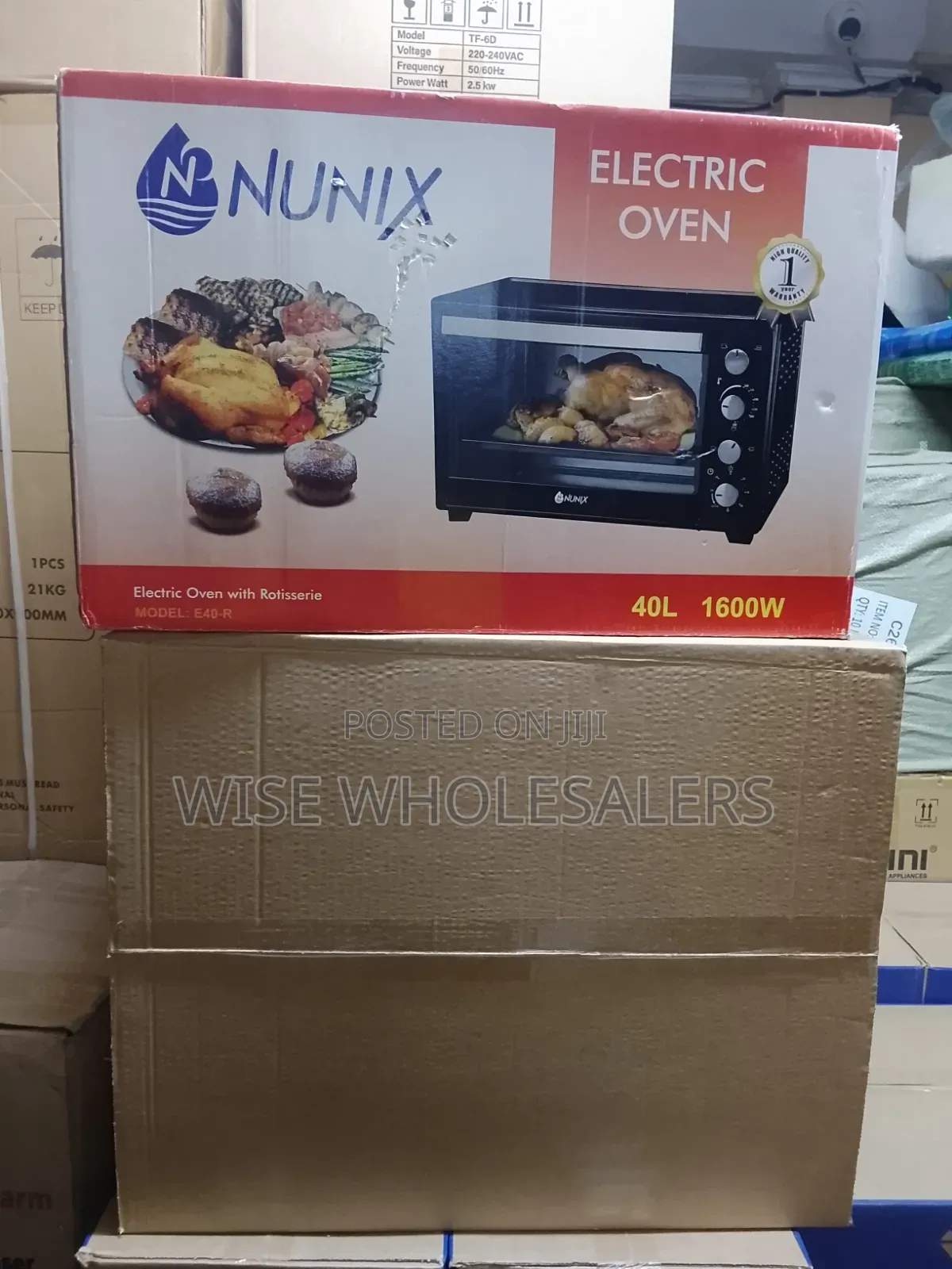 Nunix 40L Multipurpose Electric Baking Oven
