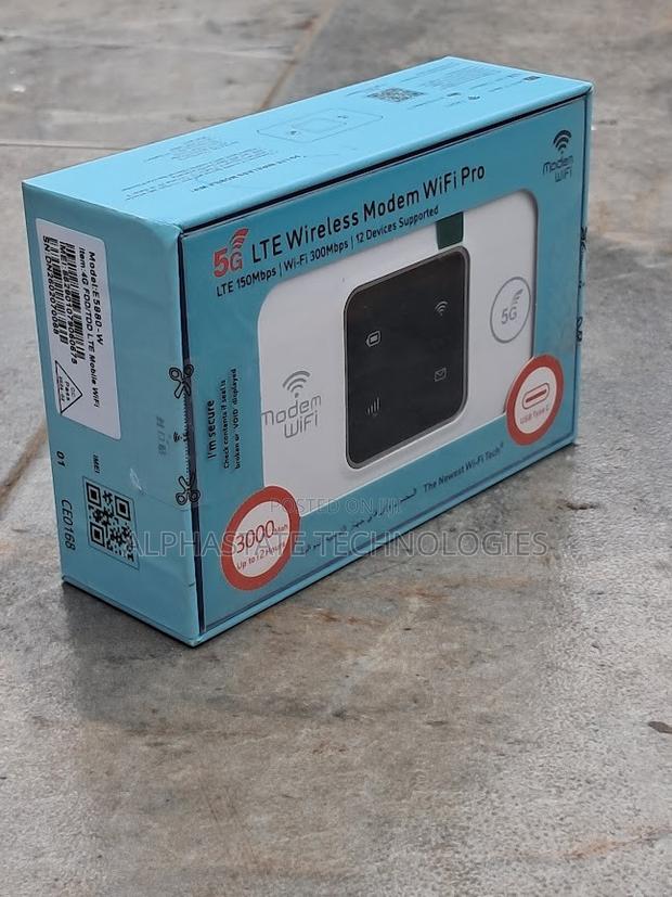 5G LTE Portable WiFi Hotspot Modem With SIM Card Slot