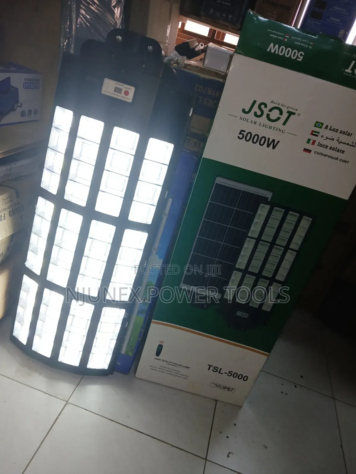 New Model 5000W Solar Street Floodlight
