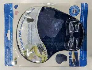 Mousepad With Gel Wrist Pad Blue